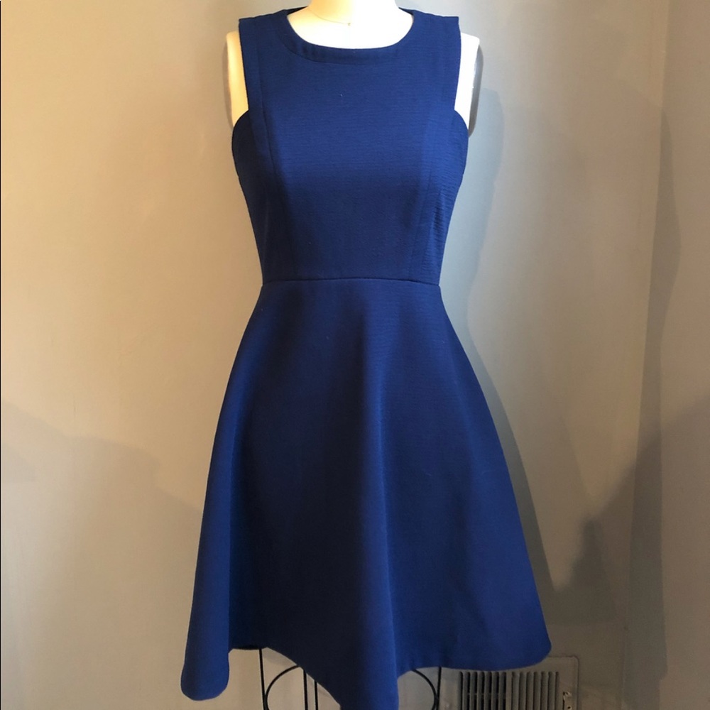 Banana Republic Royal Blue A Line Sleeveless Dress